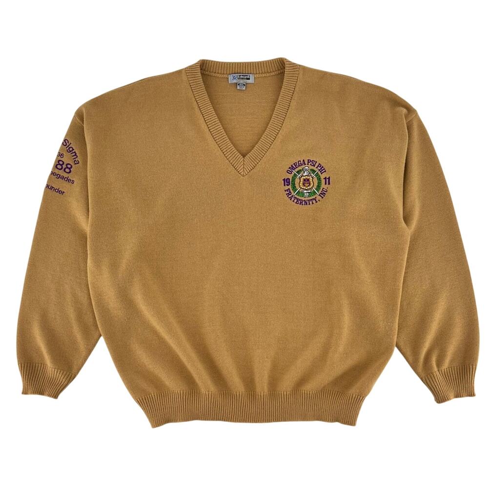 Omega Psi Phi Fraternity VNeck Sweater